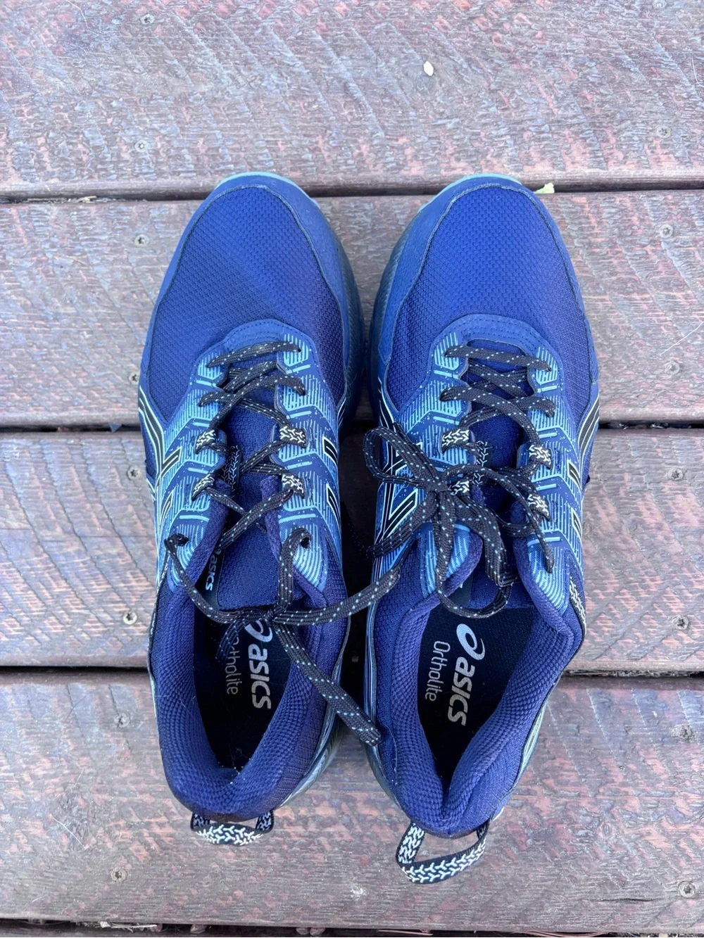 ASICS Men's Blue Athletic Running Shoes